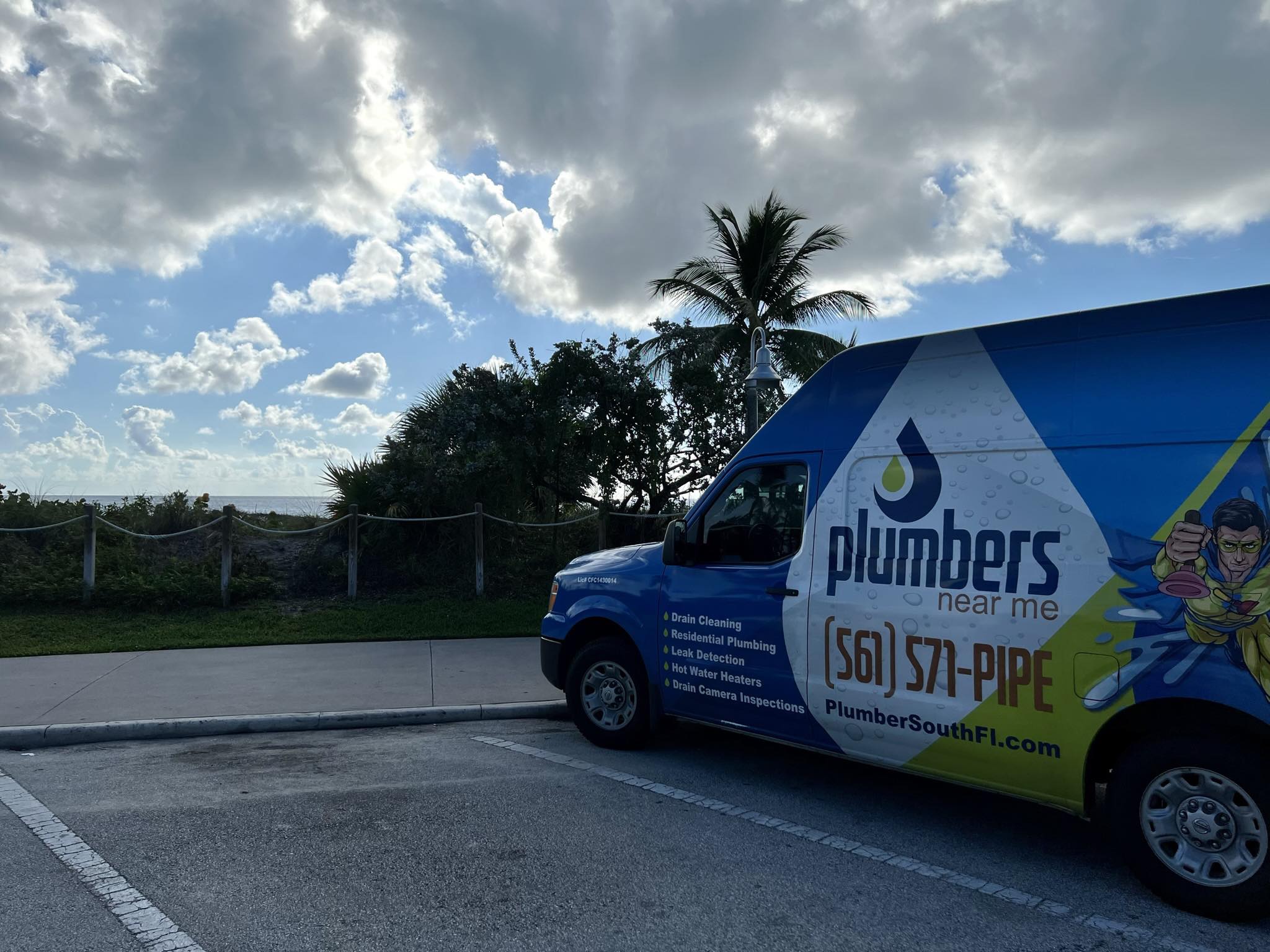 Plumbers Near Me service van